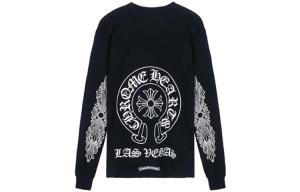 Майами эксклюзивная длинная футболка Chrome Hearts, черная