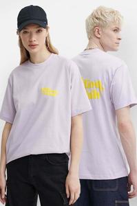 Наслаждайтесь хлопковой футболкой On Vacation, фиолетовый