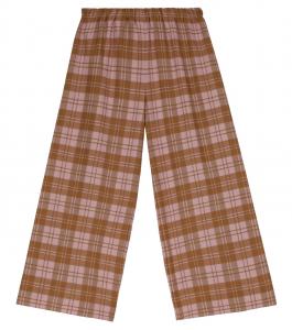 Клетчатые спортивные брюки из эластичного джерси Il Gufo, Lichen