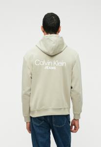 Толстовка Calvin Klein Jeans LOGO BACK PRINT HOODIE UNISEX, Ancient Marble/Sand
