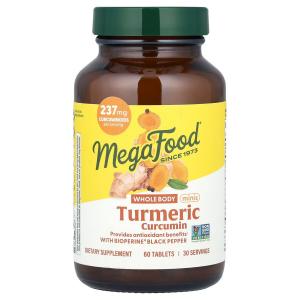 Куркумин из куркумы, мини-таблетки для всего тела, 60 таблеток Megafood