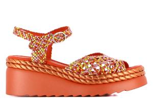 Босоножки Ibiza на танкетке Pons Quintana, оранжевый