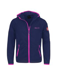 Куртка Trollkids Fjell, цвет navy/pink