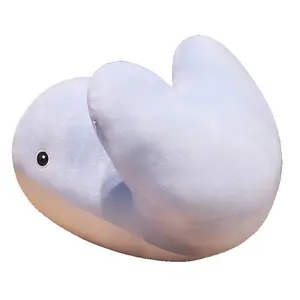 Милый кит портативная маленькая подушка плюшевая кукла Tranquility and elegance, синий