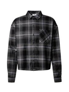 Клетчатая рубашка SHYX Comfort fit Button Up Shirt, цвет grey/black