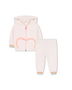 Розовый хлопковый комплект для малыша Billieblush, светло-розовый