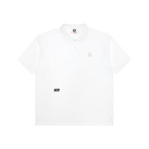 Хлопковая поло от A Bathing APE Aape, белый