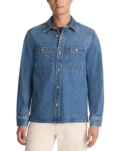 Джинсовая рубашка-куртка Madewell, синий