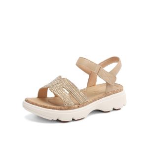 Сандалии с одним ремешком женские BOERDIQI, Ecru