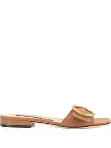 Сандалии на резиновой подошве Sergio Rossi, коричневый