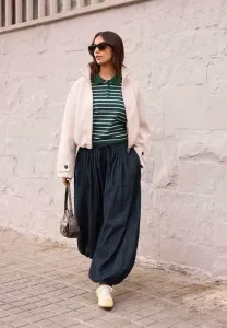 Брюки-Баллон Bershka, Royal Blue