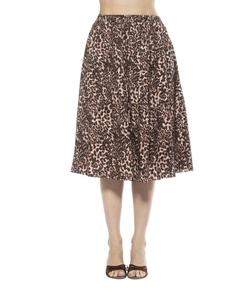Женская юбка-миди Isla с эластичным поясом и сборками Alexia Admor, Leopard