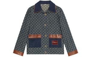 Джинсовая куртка женская синяя Gucci