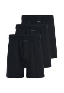 Боксеры, 3 пары базовых шорт AMMANN, черный
