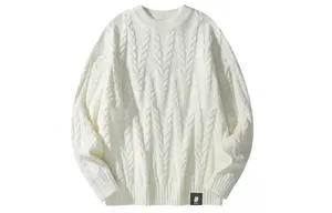 Свитер утепленный на флисе унисекс BEENTRILL, экрю на флисе