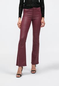 Брюки ONLY ONLCLARE FLARED GLITTER PANT, Burgundy/Dark Red