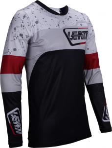 Мотокроссовая майка Leatt 4.5 enduro patch 2025, Black/Grey/Red