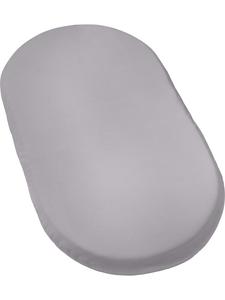 Erwin Müller Односпальная трикотажная детская простыня Murnau серого цвета