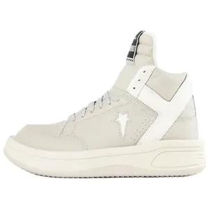 Rick Owens DRKSHDW Высокие повседневные кеды Converse x Turbowpn унисекс бежевого цвета
