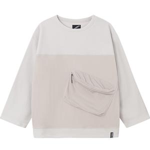 MERRELL Футболки Unisex серые с круглым вырезом, утепленные и с флисовой подкладкой, прямой крой