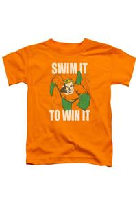 Футболка с коротким рукавом DC Comics Swim It для детей Gildan, оранжевый