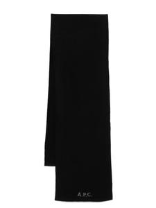 A.P.C. шарф William, черный