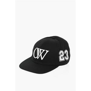 Черная хлопковая шляпа Off-White, Black