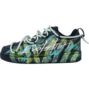 Детские скейтерские кроссовки Court Borough для младших школьников Nike, зеленый/желтый