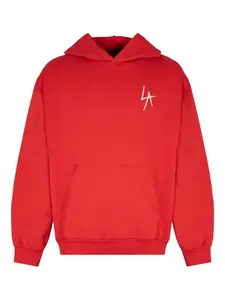 Худи с вышитым логотипом Local Authority, красный