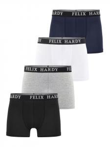Felix Hardy Боксерские шорты черного, светло-серого, белого и темно-синего цветов