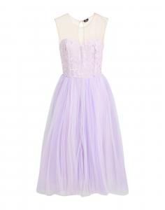 Платье миди Elisabetta Franchi, сиреневый