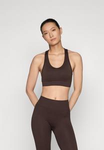 Бюстгальтер ONLY Play ONPDAISY-2 SEAM BRA , Chocolate Torte/Dark Brown