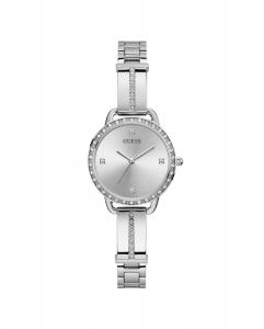 Женские часы Bellini GW0022L1 со стальным и серебряным ремешком Guess, серебро