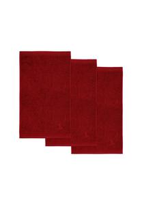 Полотенце гостевое MöVe Superwuschel, 3 штуки, 30x50 см, красный