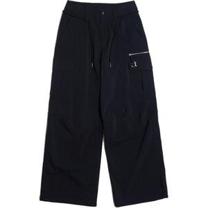 MLB Карго-штаны женские New York Yankees/Black Moderate Wide Leg