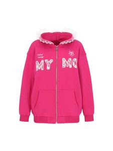 MyMo Женская толстовка розового цвета