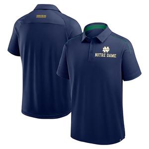 Мужская поло raglan Notre Dame Fighting Irish Take the Lead Defender в темно-синем цвете Fanatics