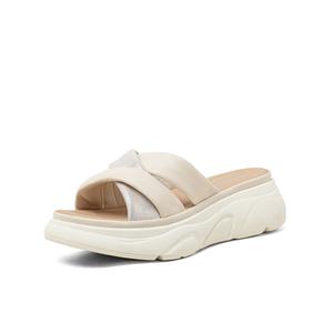 Женские Слипоны Slide Ecru/Apricot COMELY