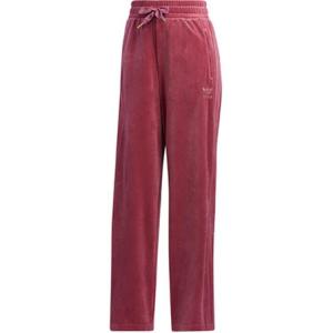 Вязаные спортивные штаты Japan Version женские темно-красновато-фиолетовые Adidas Originals, темно-красный