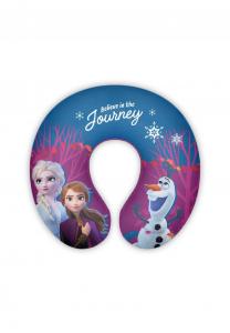 Детская дорожная подушка для шеи Disney Frozen комфортная для путешествий Disney, разноцветная 30x10 см
