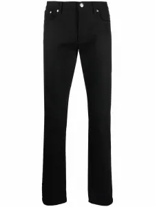 Узкие джинсы средней посадки A.P.C., черный
