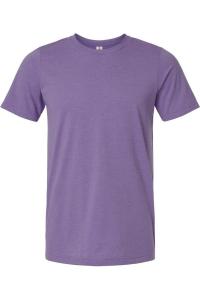 Футболка Tultex Combed CVC, цвет heather deep purple