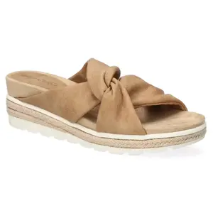 Женские босоножки-слайды на танкетке с узлом Ja Easy Street, бежевый