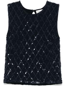 Позолоченная блузка P.A.R.O.S.H., синий