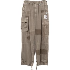 Хлопковые карго-брюки Maison Mihara Yasuhiro, светло-серый