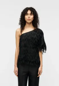 Блузка с тонкой бахромой в форме колокола Day Birger Et Mikkelsen, Black