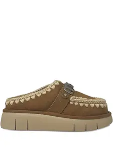 Мюли из замши Bounce Mou, коричневый