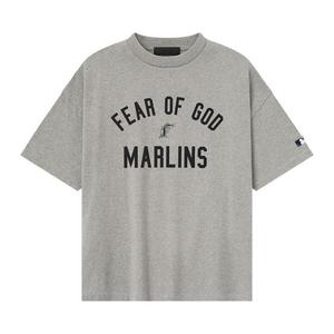 Футболка Fear of God Essentials Marlins 90s Tee, Concrete Heather