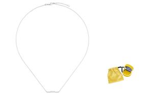 Ожерелье Link To Love с бриллиантами 18k GUCCI, белый