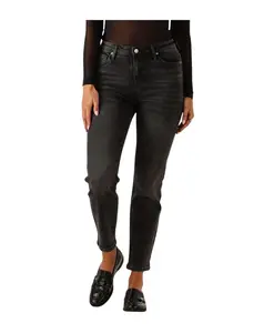 Серые джинсы прямого кроя для женщин Janice, серый